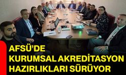 AFSÜ’de kurumsal akreditasyon hazırlıkları sürüyor
