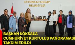 Başkan Köksal’a Cumhuriyet Kurtuluş Panoraması takdim edildi