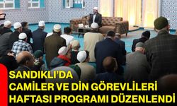 Sandıklı’da Camiler ve Din Görevlileri Haftası programı düzenlendi