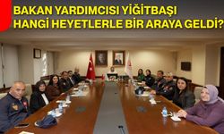 Bakan Yardımcısı Yiğitbaşı hangi heyetlerle bir araya geldi?