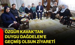 Özgür Kavak’tan Duygu Dağdelen’e geçmiş olsun ziyareti