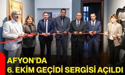 Afyon’da 6. Ekim Geçidi Sergisi açıldı