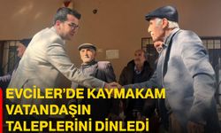 Evciler’de Kaymakam vatandaşın taleplerini dinledi