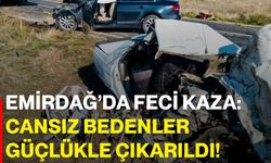 Emirdağ’da feci kaza: Cansız bedenler güçlükle çıkarıldı!