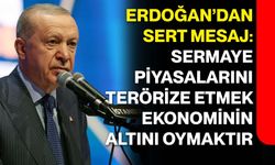Erdoğan’dan sert mesaj: Sermaye piyasalarını terörize etmek, ekonominin altını oymaktır