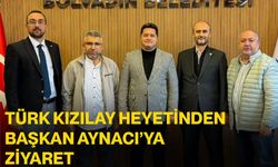 Türk Kızılay heyetinden Başkan Aynacı’ya ziyaret
