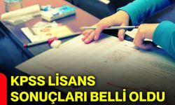 KPSS Lisans sonuçları belli oldu