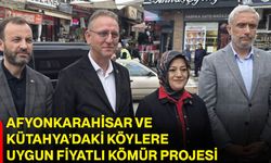 Afyonkarahisar ve Kütahya’daki köylere uygun fiyatlı kömür projesi