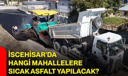 İscehisar’da hangi mahallelere sıcak asfalt yapılacak?