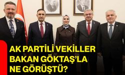 AK Partili Vekiller Bakan Göktaş’la ne görüştü?