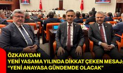 Özkaya’dan yeni yasama yılında dikkat çeken mesaj: “Yeni anayasa gündemde olacak”