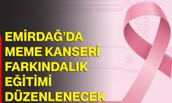Emirdağ’da meme kanseri farkındalık eğitimi düzenlenecek