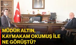 Müdür Altın, Kaymakam Okumuş ile ne görüştü?