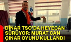 Dinar TSO’da heyecan sürüyor: Murat Can Çınar oyunu kullandı