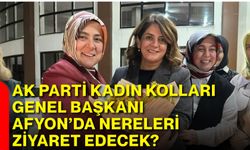 AK Parti Kadın Kolları Genel Başkanı Afyon'da nereleri ziyaret edecek?