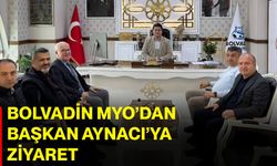 Bolvadin MYO’dan Başkan Aynacı’ya ziyaret