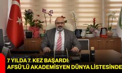 7 yılda 7. kez başardı: AFSÜ’lü akademisyen dünya listesinde