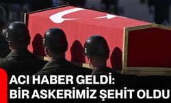 Acı haber geldi: Bir askerimiz şehit oldu