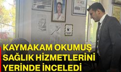 Kaymakam Okumuş sağlık hizmetlerini yerinde inceledi