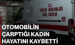 Otomobilin çarptığı kadın hayatını kaybetti