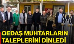 OEDAŞ muhtarların taleplerini dinledi