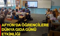 Afyon’da öğrencilere Dünya Gıda Günü etkinliği