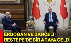 Erdoğan ve Bahçeli Beştepe’de bir araya geldi