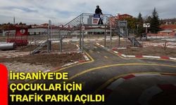İhsaniye’de çocuklar için trafik parkı açıldı