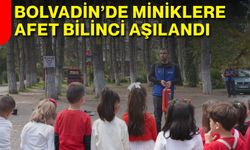 Bolvadin’de miniklere afet bilinci aşılandı