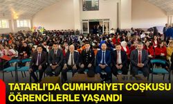 Tatarlı’da Cumhuriyet coşkusu öğrencilerle yaşandı