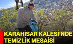 Karahisar Kalesi’nde temizlik mesaisi