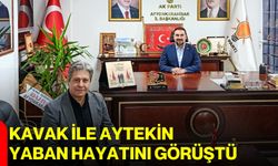 Kavak ile Aytekin yaban hayatını görüştü