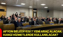 Afyon Belediyesi 7 yeni araç alacak: Hangi hizmetlerde kullanılacak?