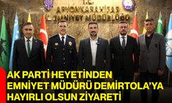 AK Parti Heyetinden Emniyet Müdürü Demirtola’ya hayırlı olsun ziyareti
