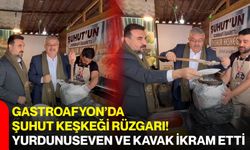 GastroAfyon’da Şuhut Keşkeği rüzgarı! Yurdunuseven ve Kavak ikram etti