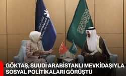 Göktaş, Suudi Arabistanlı mevkidaşıyla sosyal politikaları görüştü