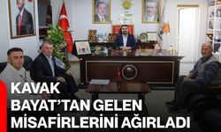 Kavak, Bayat’tan gelen misafirlerini ağırladı