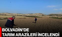 Bolvadin’de tarım arazileri incelendi