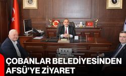 Çobanlar Belediyesinden AFSÜ’ye ziyaret