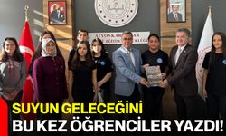 Suyun geleceğini bu kez öğrenciler yazdı!