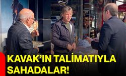 Kavak’ın talimatıyla sahadalar!