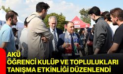 AKÜ öğrenci kulüp ve toplulukları tanışma etkinliği düzenlendi