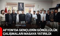 Afyon’da gençlerin gönüllülük çalışmaları masaya yatırıldı