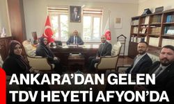 Ankara’dan gelen TDV heyeti Afyon’da