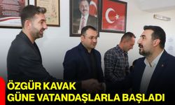 Özgür Kavak güne vatandaşlarla başladı