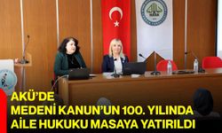 AKÜ’de Medeni Kanun’un 100. Yılında Aile Hukuku masaya yatırıldı