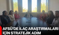 AFSÜ’de ilaç araştırmaları için stratejik adım