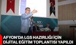 Afyon’da LGS hazırlığı için dijital eğitim toplantısı yapıldı