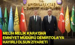 Melih Melik Kara’dan Emniyet Müdürü Demirtola’ya hayırlı olsun ziyareti