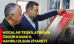 Hocalar Teşkilatından Özgür Kavak’a hayırlı olsun ziyareti